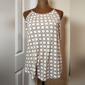 Banana Republic Geometric Patterned Sleeveless Top